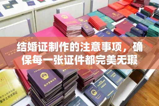 静乐结婚证制作的注意事项，确保每一张证件都完美无瑕
